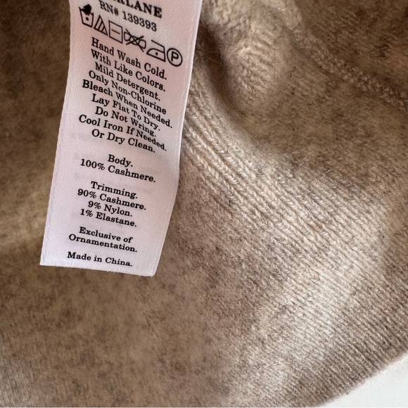 Everlane | 100% Cashmere Women's The Cashmere Collard Polo Sweater ~ Small - Picture 9 of 9